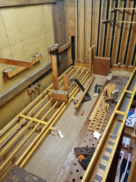 De vierde orgelkamer, leeg